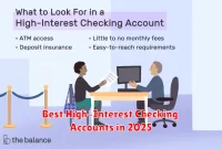 Best High-Interest Checking Accounts in 2025