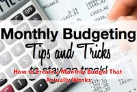 How to Create a Monthly Budget That Actually Works