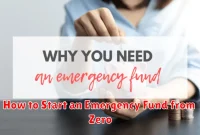 How to Start an Emergency Fund from Zero